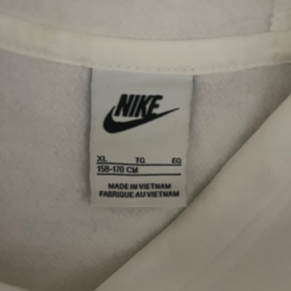 Woman’s & Kids White Nike Hoodie - Picture 3 of 4